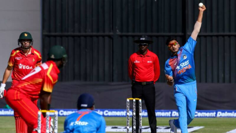 Akshar Patel took three wickets in the ODI series and two in the T20Is &Acirc;&copy; AFP