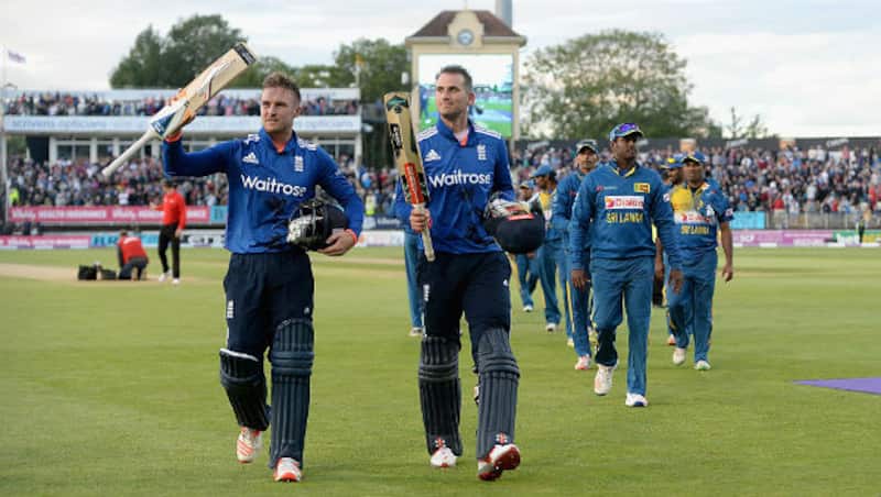 Jason Roy and Alex Hales shared a record 256 run partnership in the second ODI &copy; Getty Images