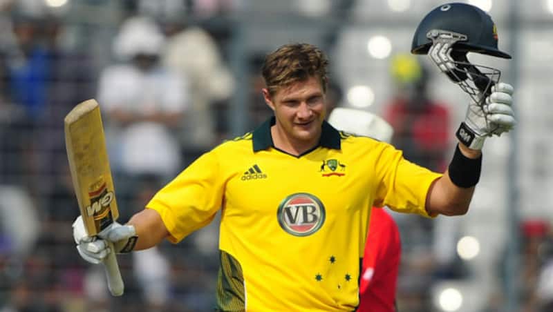 Shane Watson hit 15 sixes and 15 fours in his knock of 185 against Bangladesh &Acirc;&copy; AFP