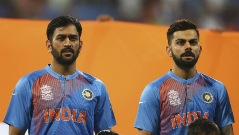 Virat Kohli MS Dhoni ICC World T20 2016