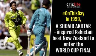 VIDEO: When a fiery Shoaib Akhtar bowled Pakistan to the World Cup Final