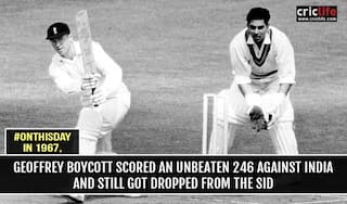 Geoffrey Boycott scores painfully-slow double hundred and gets dropped from the team