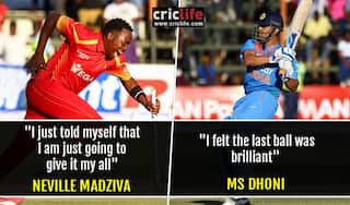 What MS Dhoni and Neville Madziva had to say about the “brilliant” last ball of the first T20I