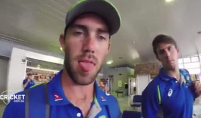 Watch: Fly high with Glenn Maxwell and Australian cricket team