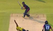 IPL effect: Sam Billings sweeps an 87.1 mph delivery from Tino Best out of the park