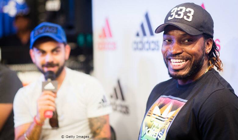 Look what Chris Gayle gifted to Virat Kohli, AB de Villiers and Yuvraj Singh