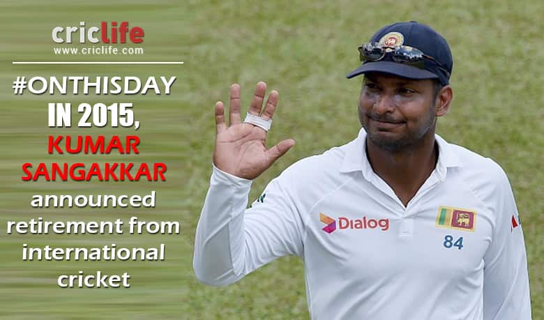 When Kumar Sangakkara announced his international retirement