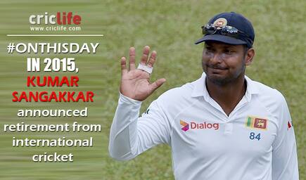 When Kumar Sangakkara announced his international retirement