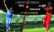 India tour of Zimbabwe 2016, 3rd T20I, Pick of the tweets: Zimbabwe vs India at Harare