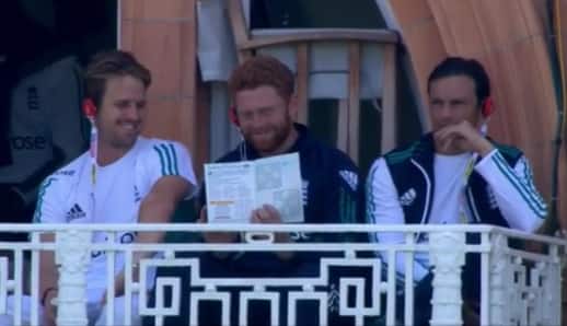 Video: Jonny Bairstow, Shane Warne having a ball at Lord’s balcony
