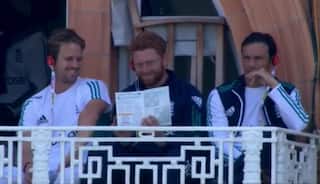Video: Jonny Bairstow, Shane Warne having a ball at Lord’s balcony