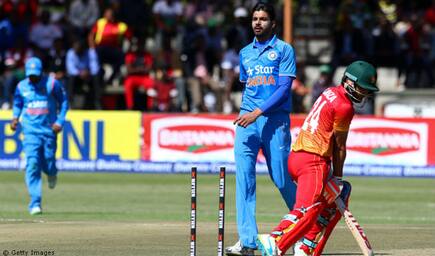Watch Barinder Sran’s four-wicket haul on debut against Zimbabwe in the 2nd T20I at Harare