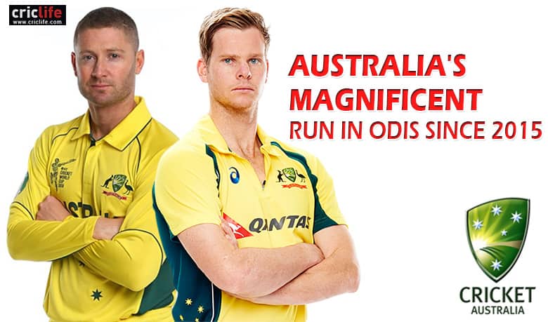 Infographic: Australia’s splendid run in ODIs since 2015