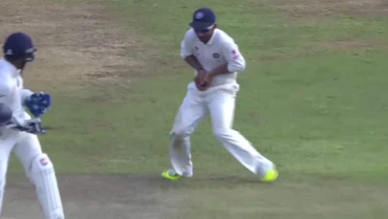 Jehan Mubarak's catch was the seventh for Ajinkya Rahane. Picture Courtesy: Sony Six