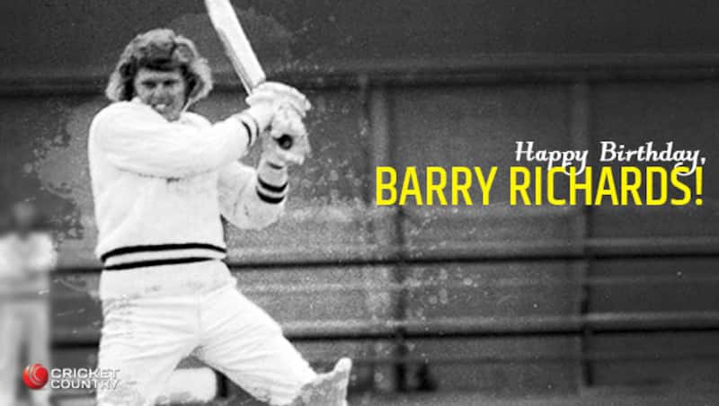 Barry Richards played just four Test matches for his country and proved his brilliance in those matches &Acirc;&copy; Getty Images