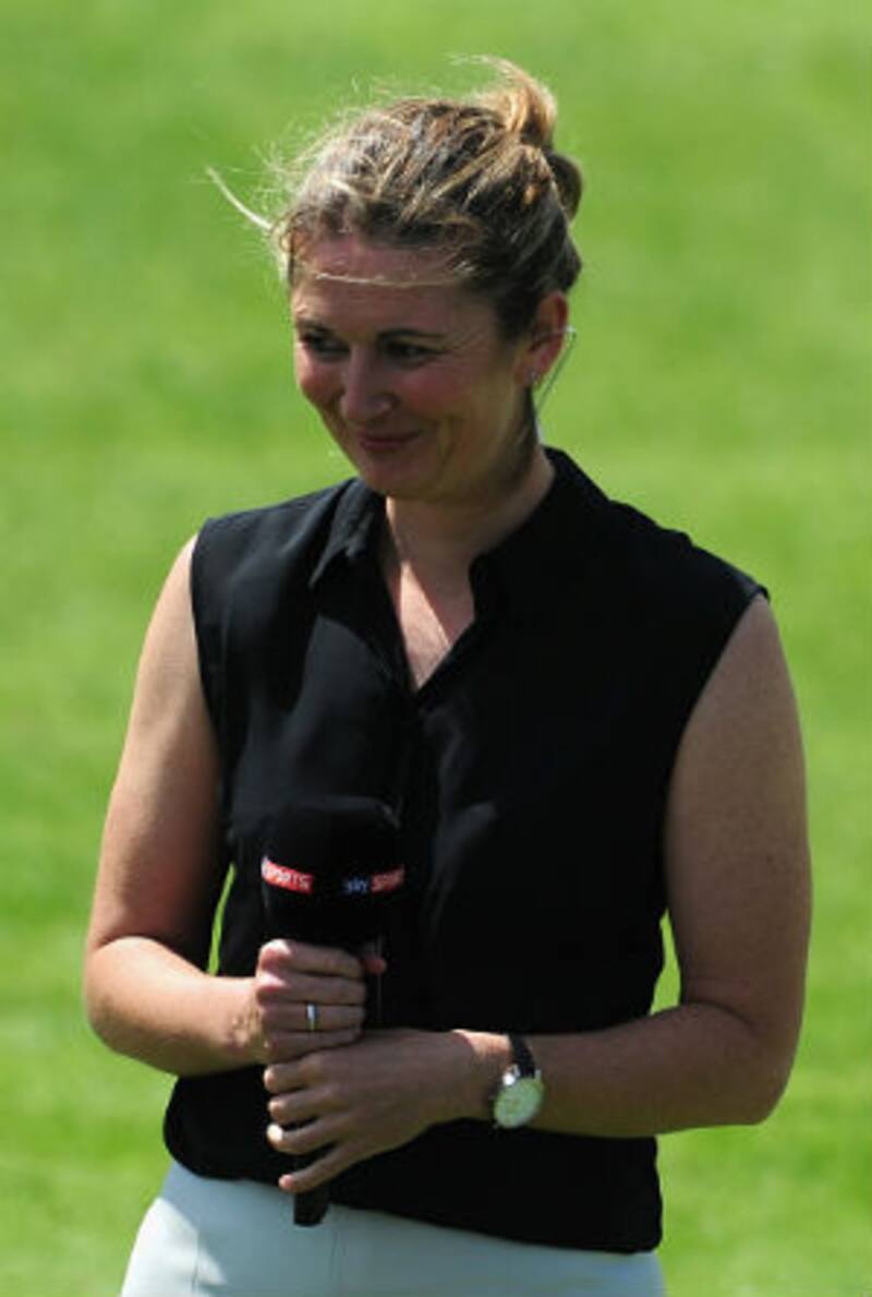 Charlotte Edwards is a part of Sky's commentary team for England Women vs Pakistan Women matches &Acirc;&copy; Getty Images 