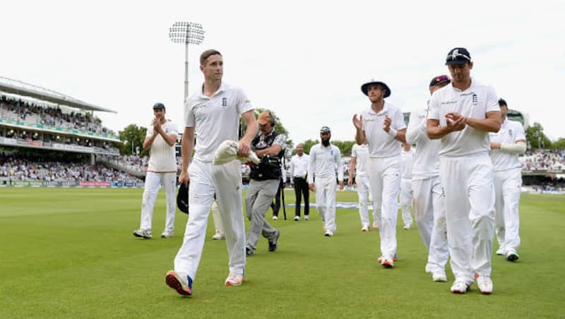 Chris Woakes took 10 wickets in the match, but wasn't able to save England from defeat &copy; Getty Images