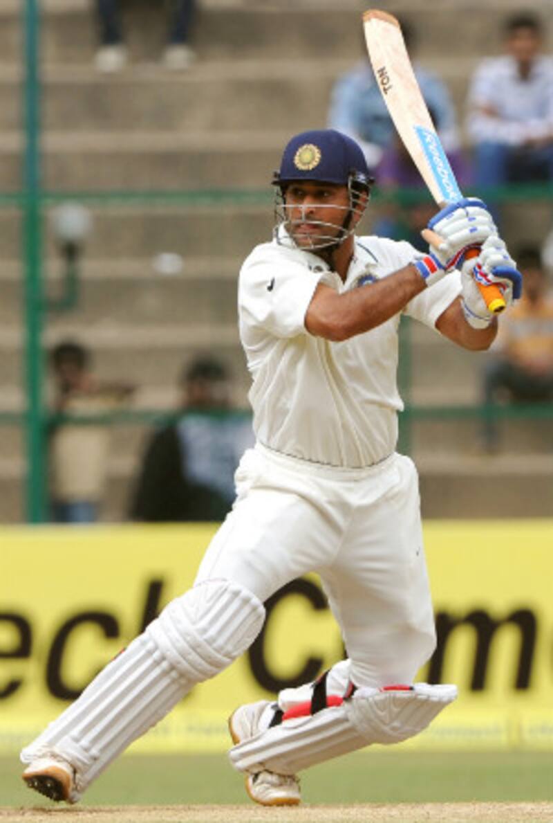 MS Dhoni became the fourth Indian captain to score double hundred in Test © AFP