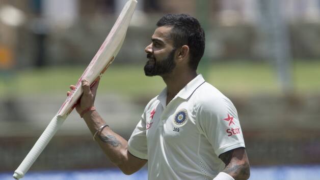Virat Kohli recently scored maiden double century in 1st Test against West Indies © AFP