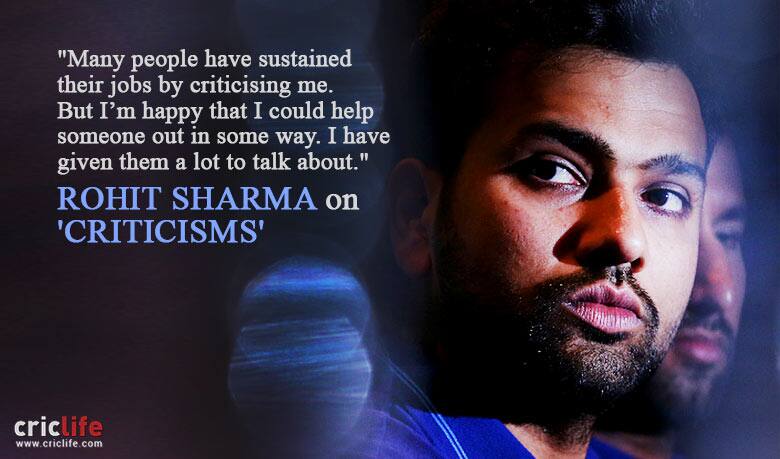Rohit Sharma’s sarcastic dig at critics