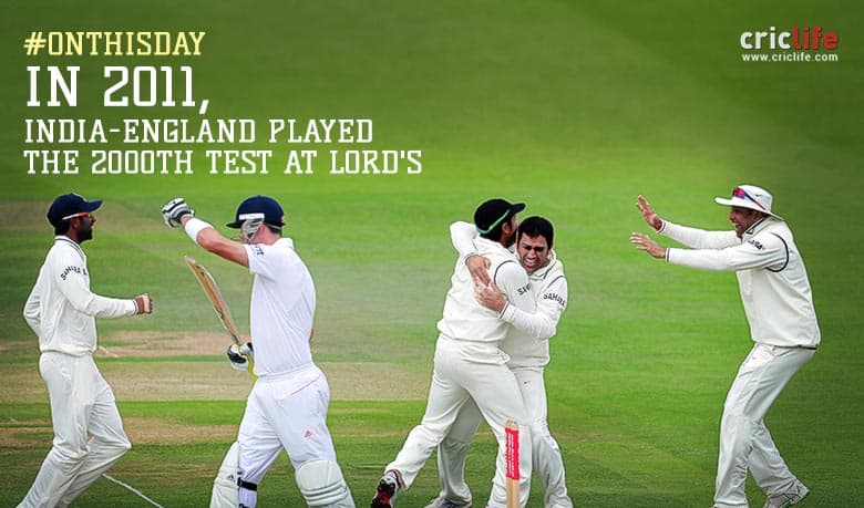 100th Test between India and England, and 2000th overall