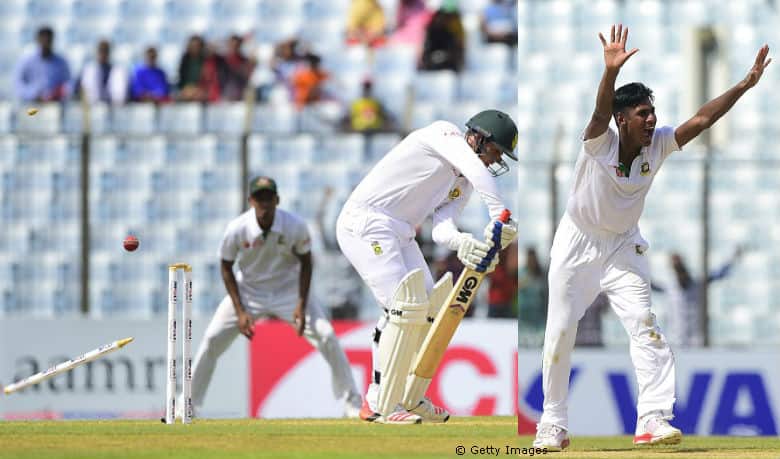 Watch Mustafizur Rahman’s amazing spell on Test debut