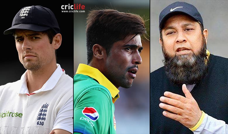 Alastair Cook upsets Inzamam-ul-Haq with his comments on Mohammad Amir
