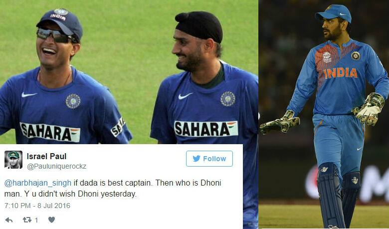 Harbhajan Singh calls Sourav Ganguly ‘Best Indian captain’; comes under attack by MS Dhoni fans