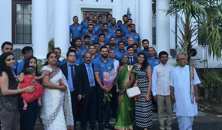 India, West Indies cricketers visit Indian High Commission at Kingston