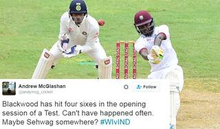 Twitter hails Jermaine Blackwood’s counter-attack against India at Sabina Park