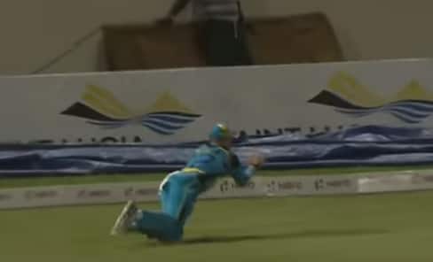 VIDEO: David Miller dives towards his left to get rid of Samuel Badree