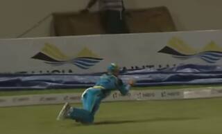 VIDEO: David Miller dives towards his left to get rid of Samuel Badree