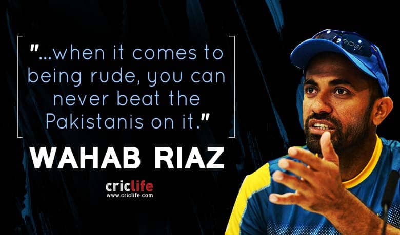 Wahab Riaz opens up on his fight with Jonathan Trott incident