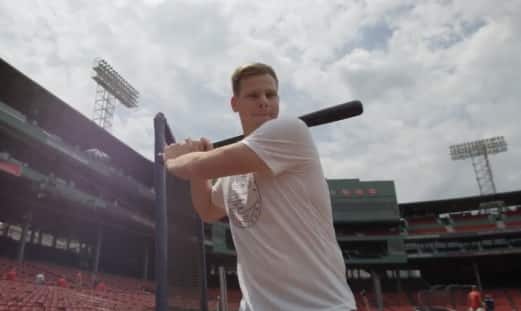 Steve Smith’s day out with Baseball in Boston