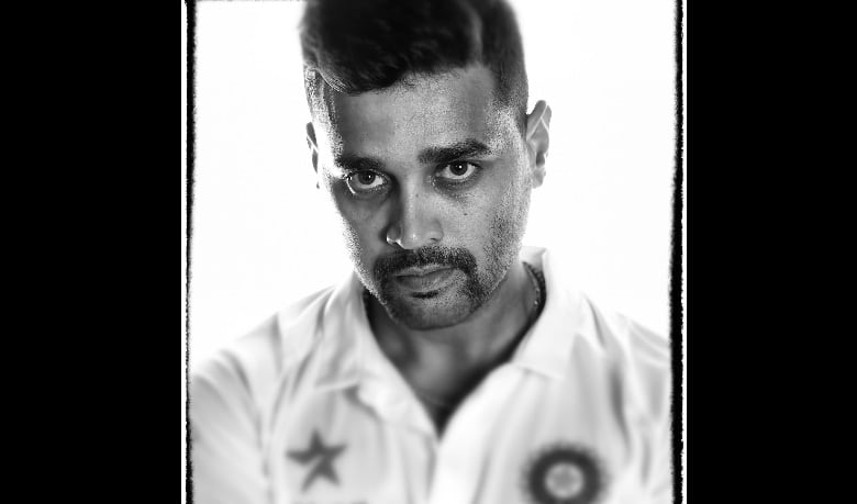 PHOTO: Murali Vijay with his “MAAN”