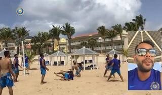 Video: Guess who turned commentator for Team India’s beach volleyball session?