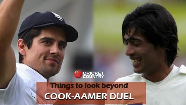 Alastair Cook and Mohammad Aamer are two big names associated with the Pakistan in England tour © Getty Images