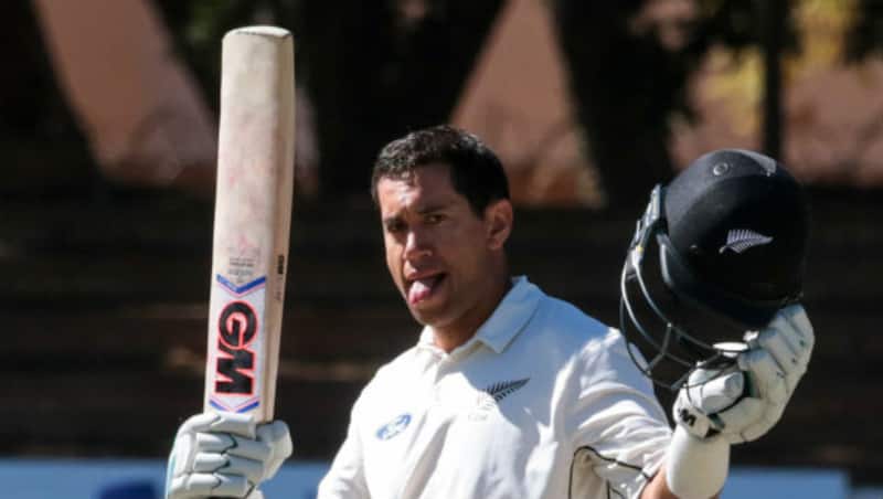 Ross Taylor remained unbeaten on 124 on Day 2, 2nd Test against Bulawayo © AFP