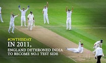 India surrender their world No. 1 Test ranking to England