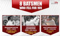 Batsmen who fell one-run short of their double century in Tests