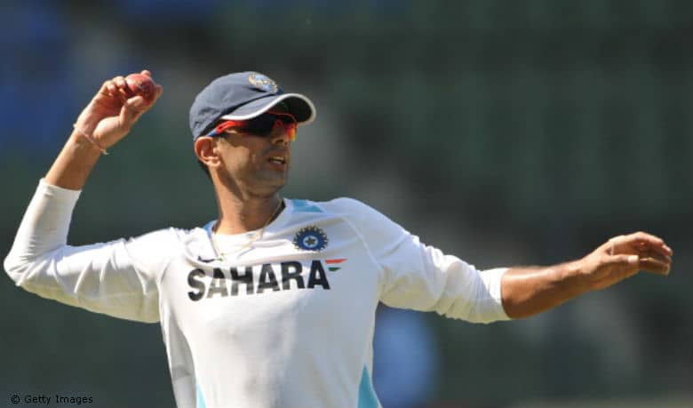 Watch rare video of Rahul Dravid taking two crucial wickets in a single over