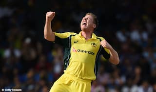 Watch James Faulkner take hat-trick against Sri Lanka in the 2nd ODI