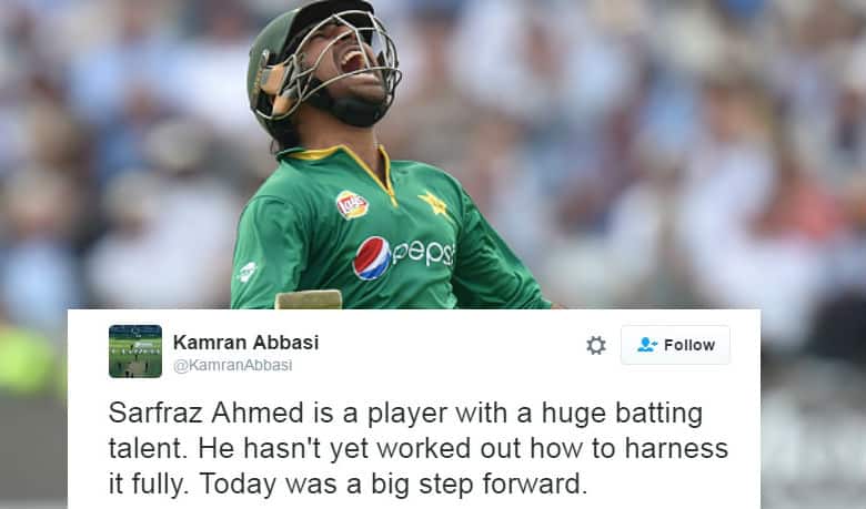 Fans applaud Sarfraz Ahmed’s heroic century against England at Lord’s