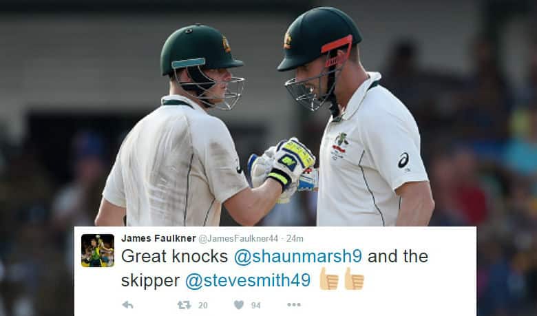 Cricket fraternity reacts to Shaun Marsh and Steve Smith centuries in 3rd Test against Sri Lanka
