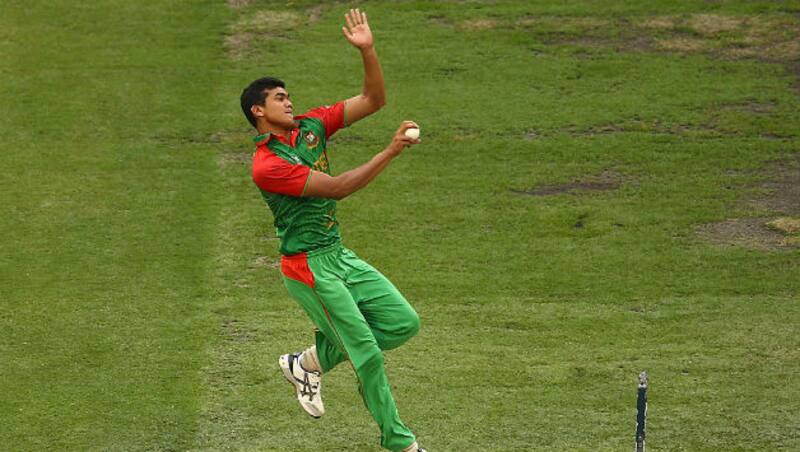 Taskin Ahmed underwent rehabilitation work with BCB coach Mahbub Ali Zaki &Acirc;&copy; Getty Images