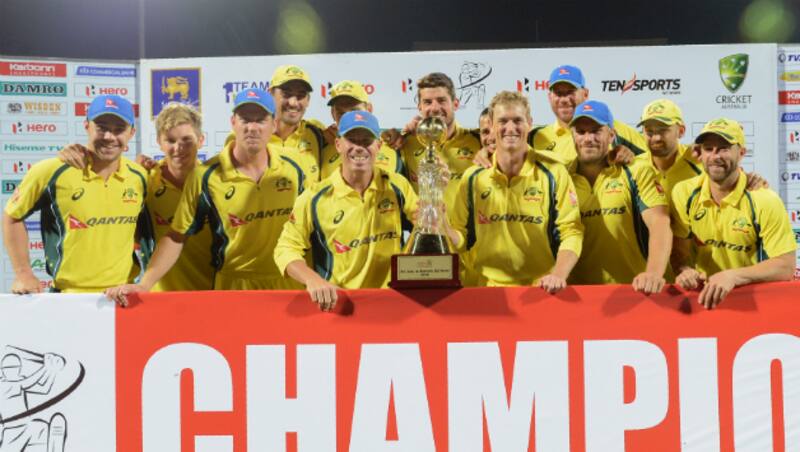 Australia maintain the top spot in the ICC OD Rankings table &copy; AFP