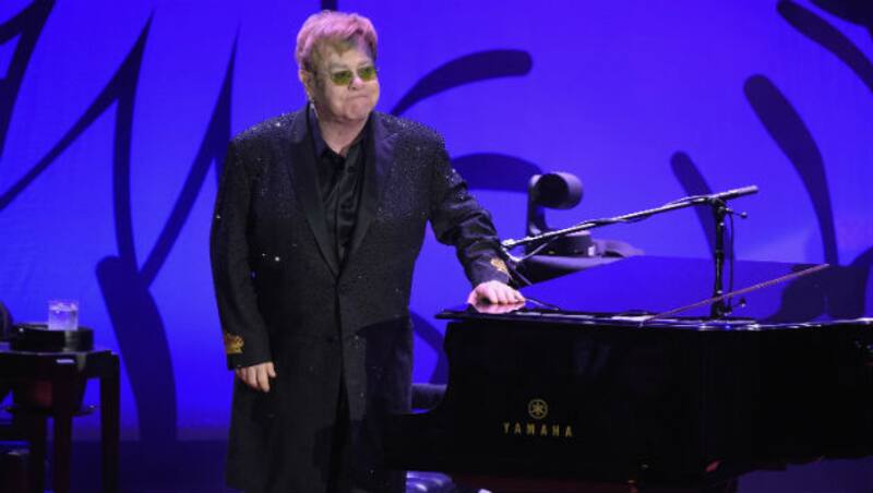 Sir Elton John also dedicated a song to Phil Hughes &Acirc;&copy; Getty Images