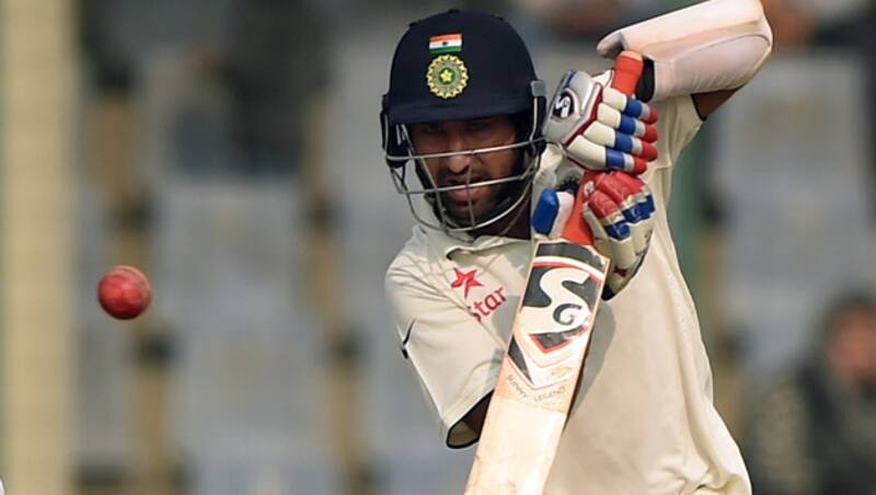 Cheteshwar Pujara completed 10,000 First-Class runs in 129th match© AFP