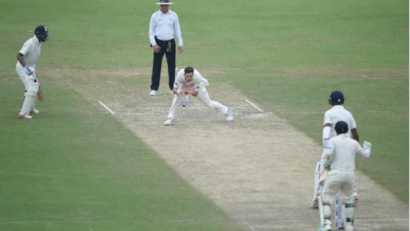 After playing so well, it was a soft dismissal for Cheteshwar Pujara © AFP