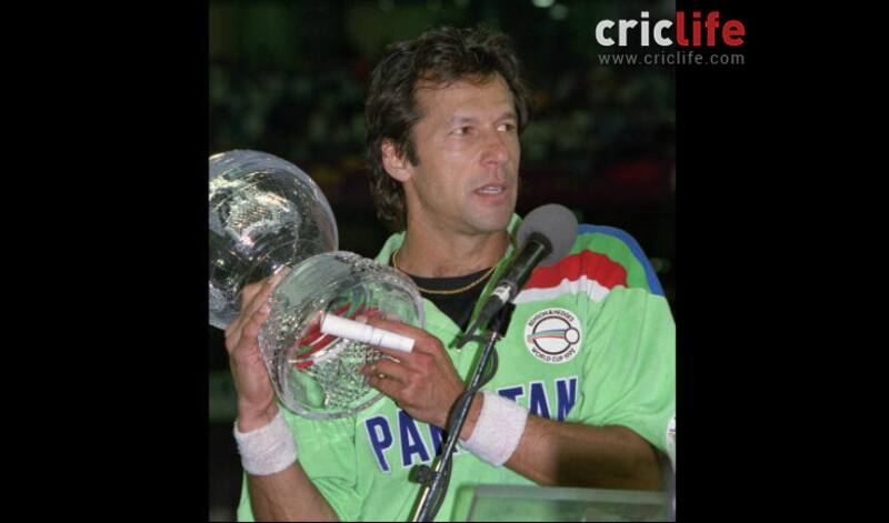 Pakistan's greatest cricketer Imran Khan, who led the side to a World Cup triumph in 1992, leads the side. &Acirc;&copy; Getty Images